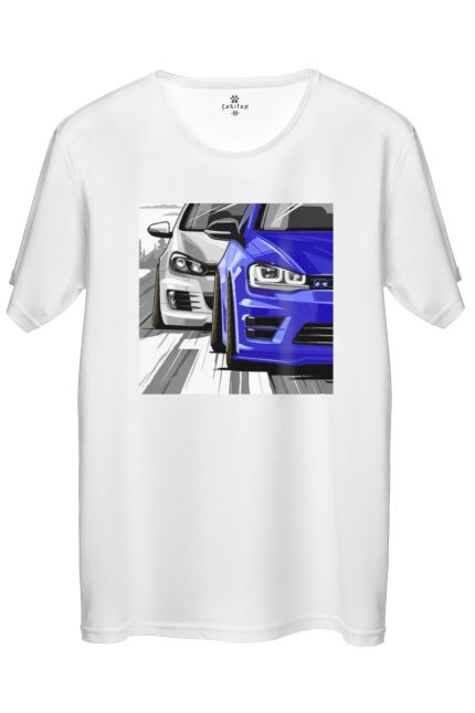 Vw Golf 7 Baskılı Regular Tişört