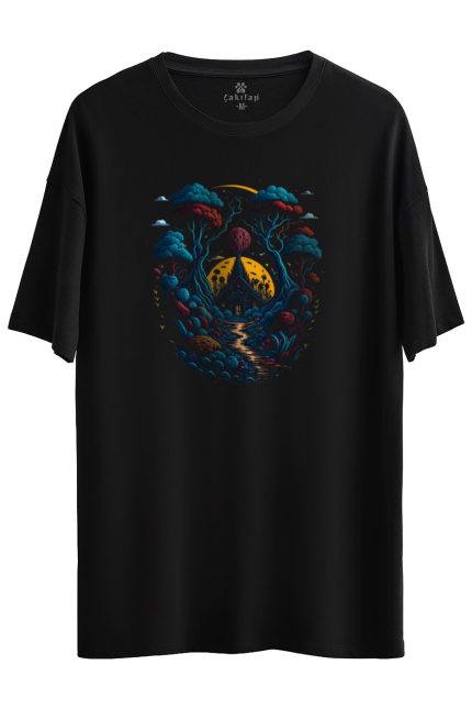 Custom Baskılı Oversize Tişört
