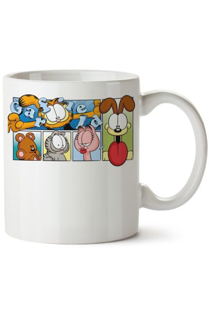 Garfield Baskılı Porselen Kupa Bardak