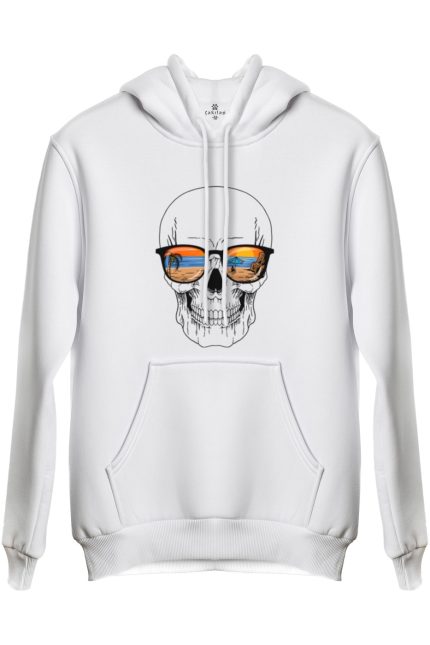 Hello Summer Baskılı Regular Kapüşonlu Sweat (Hoodie)