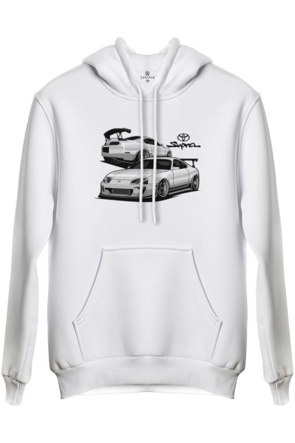 Toyota Supra Baskılı Regular Kapüşonlu Sweat (Hoodie)