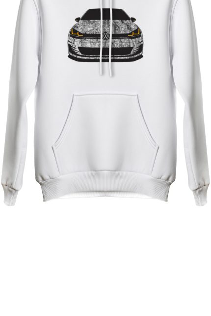Vw Golf 7 Baskılı Regular Kapüşonlu Sweat (Hoodie)