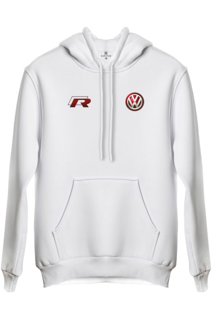 Vw R Logo Baskılı Regular Kapüşonlu Sweat (Hoodie)