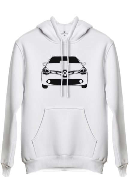 Renault Clio 5 Baskılı Regular Kapüşonlu Sweat (Hoodie)