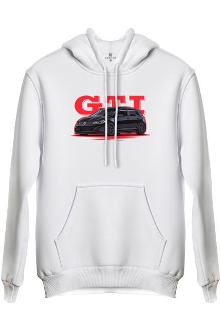 Vw Golf 7 Baskılı Regular Kapüşonlu Sweat (Hoodie)