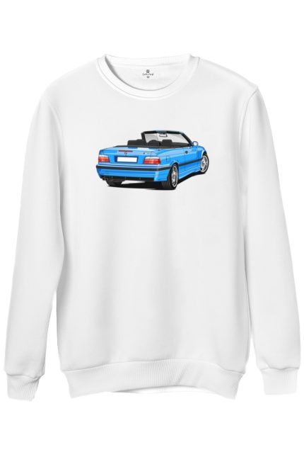 Bmw E36 Baskılı Regular Bisiklet Yaka Sweat
