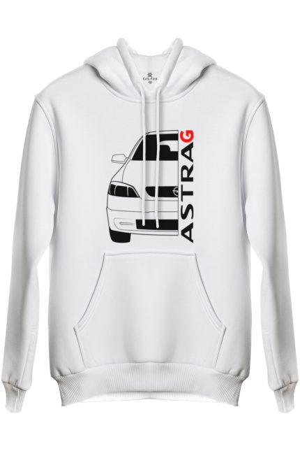 Opel Astra G Baskılı Regular Kapüşonlu Sweat (Hoodie)