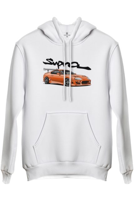 Toyota Supra Baskılı Regular Kapüşonlu Sweat (Hoodie)