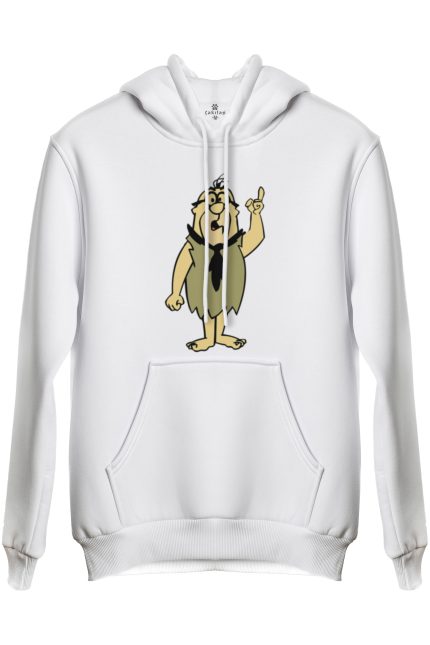 Bay Slate Baskılı Regular Kapüşonlu Sweat (Hoodie)