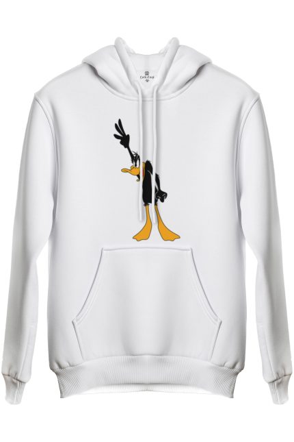 Daffy Duck Baskılı Regular Kapüşonlu Sweat (Hoodie)