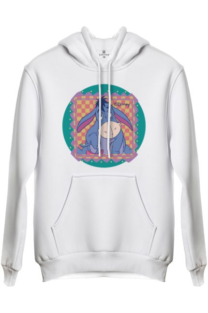 Eeyore Baskılı Regular Kapüşonlu Sweat (Hoodie)