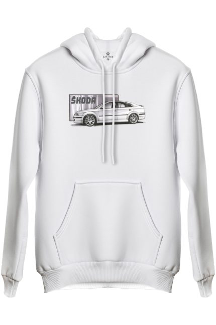 Skoda OctaviaA4 Baskılı Regular Kapüşonlu Sweat (Hoodie)