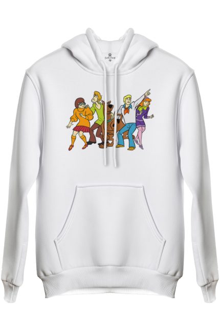 Scooby Doo Ekibi Baskılı Regular Kapüşonlu Sweat (Hoodie)