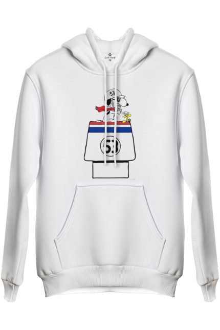 Snoopy Baskılı Regular Kapüşonlu Sweat (Hoodie)