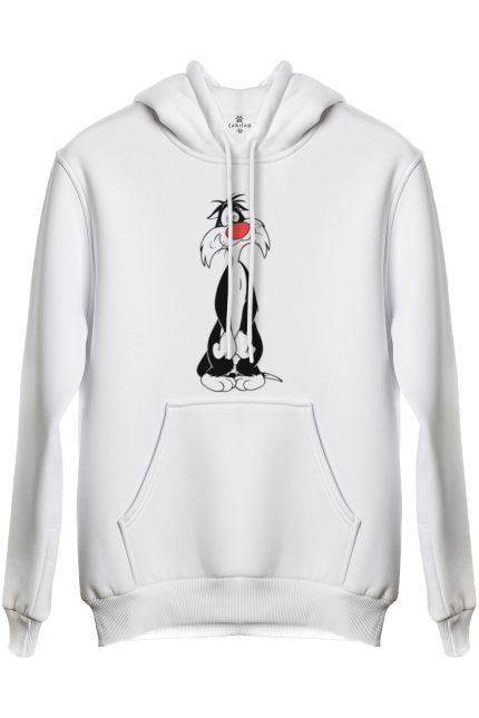 Sylvester Baskılı Regular Kapüşonlu Sweat (Hoodie)