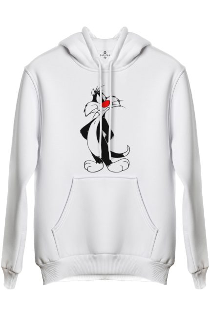 Sylvester Baskılı Regular Kapüşonlu Sweat (Hoodie)