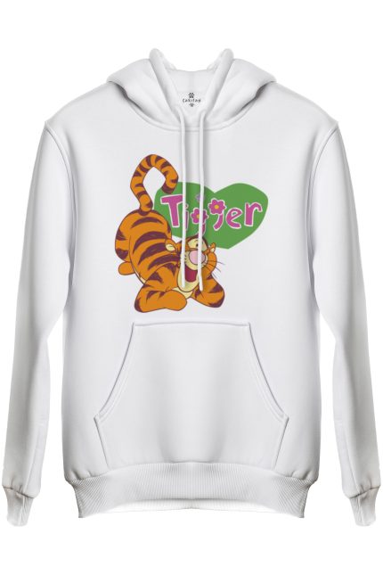 Tigger Baskılı Regular Kapüşonlu Sweat (Hoodie)
