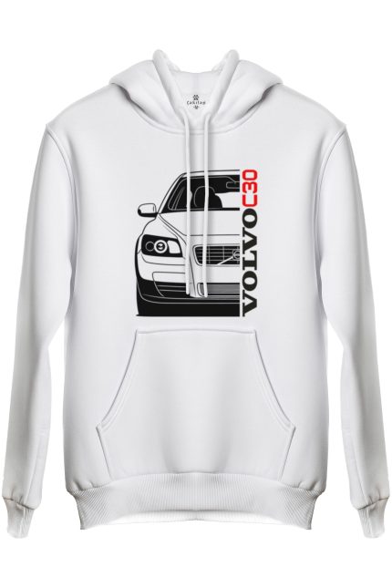 Volvo C30 Baskılı Regular Kapüşonlu Sweat (Hoodie)