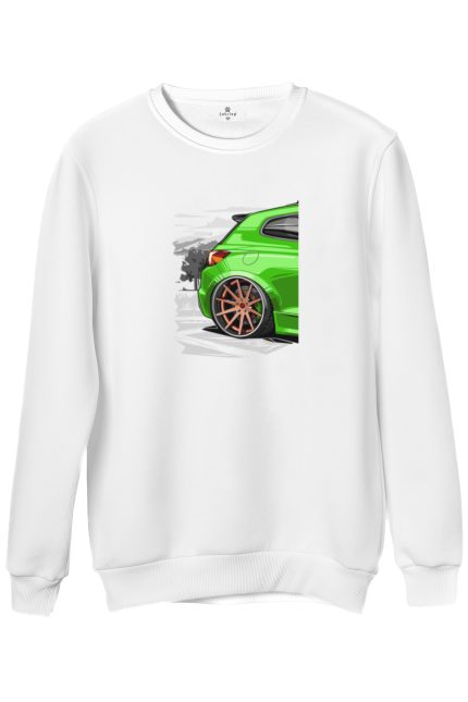 Vw Scirocco Baskılı Regular Bisiklet Yaka Sweat