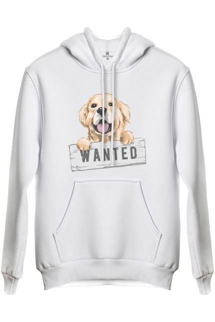 Köpek Baskılı Regular Kapüşonlu Sweat (Hoodie)
