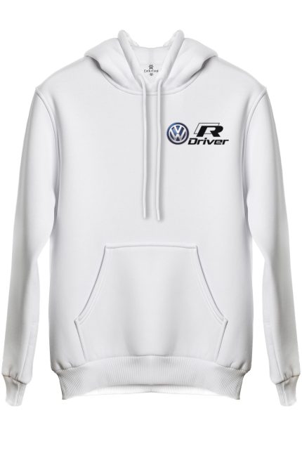 Vw R Driver Baskılı Regular Kapüşonlu Sweat (Hoodie)